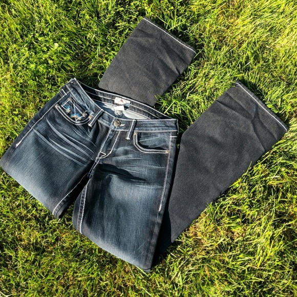 PRVCY bootcut denim jeans 28 - Picture 7 of 8